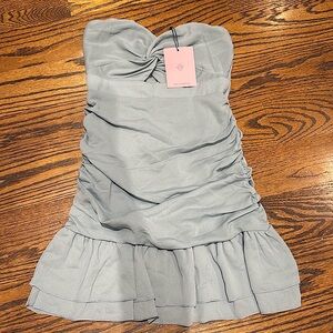 New with tags , light sage mini dress.